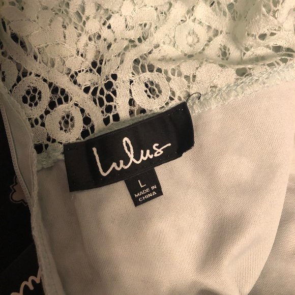 Lulus Light Blue Lace Dress - Picture 4 of 6